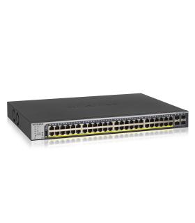 NETGEAR GS752TP-300EUS switch Gestionado L2 L3 L4 Gigabit Ethernet (10 100 1000) Energía sobre Ethernet (PoE) 1U Negro