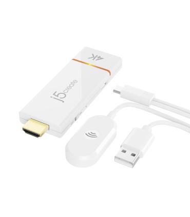 j5create JVAW76-N Adaptador de pantalla inalámbrico ScreenCast 4K HDMI™