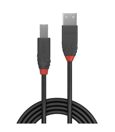 Lindy 36677 cable USB USB 2.0 10 m USB A USB B Negro, Gris, Rojo