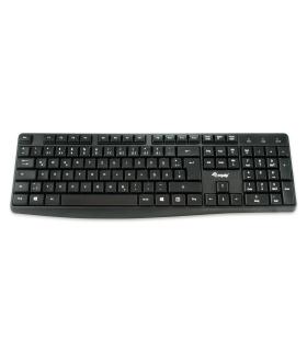 Equip 245211 teclado Oficina USB QWERTY Español Negro