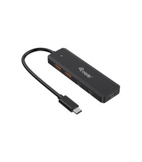 Equip 128966 hub de interfaz USB 3.2 Gen 2 (3.1 Gen 2) Type-C 10000 Mbit s Negro