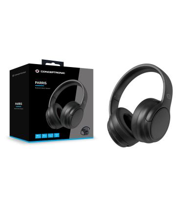 Conceptronic PARRIS03B auricular y casco Auriculares Inalámbrico y alámbrico Diadema Llamadas Música Bluetooth Negro