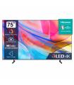 Hisense 75A79KQ Televisor 190,5 cm (75") 4K Ultra HD Smart TV Wifi Antracita 250 cd / m²