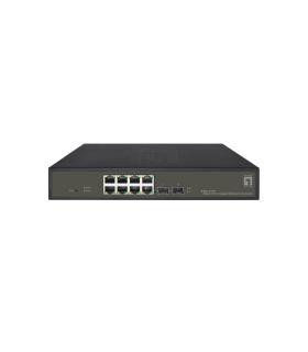 LevelOne GES-2110P switch Gestionado L2 Gigabit Ethernet (10 100 1000) Energía sobre Ethernet (PoE) Negro