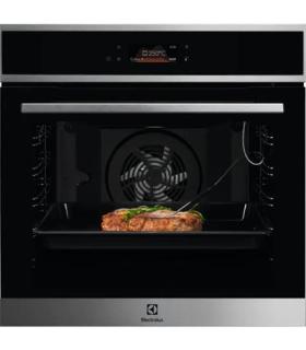 Horno Piroltico ELECTROLUX EOE8P39X SenseCook con 16 funciones Limpieza Piroltica 72L Negro, Inox Sonda Display Excite