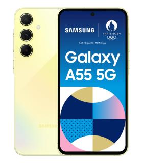 Samsung Galaxy A55 5G 16,8 cm (6.6") Ranura híbrida Dual SIM Android 14 USB Tipo C 8 GB 128 GB 5000 mAh Amarillo