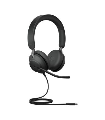 Jabra 24189-999-899 auricular y casco Auriculares Alámbrico Diadema Llamadas Música USB Tipo C Negro