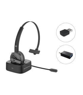 Conceptronic POLONA03BDA auricular y casco Auriculares Inalámbrico Diadema Oficina Centro de llamadas Bluetooth Base de carga