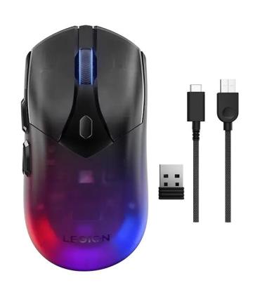 Lenovo Legion M410 ratón Juego Ambidextro RF Wireless + USB Type-C Óptico 16000 DPI