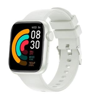 Smartwatch Forever IGo Watch 3 JW-500/ Notificaciones/ Frecuencia Cardaca/ Blanco