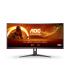 AOC G2 CU34G2XE BK LED display 86,4 cm (34") 3440 x 1440 Pixeles Wide Quad HD LCD Negro, Rojo