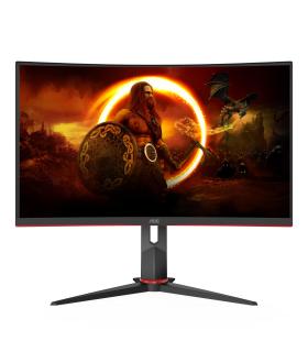 AOC CQ27G2S BK pantalla para PC 68,6 cm (27") 2560 x 1440 Pixeles Quad HD Negro, Rojo