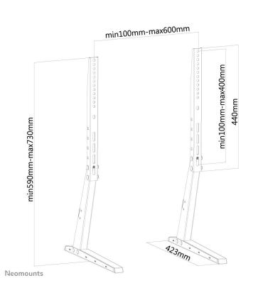 Neomounts Soporte de escritorio para monitor