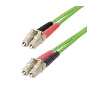 StarTech.com Cable de Fibra Óptica LC a LC (UPC) OM5 Multimodo 3m - Dúplex 50 125µm LOMMF Tipo Cremallera VCSEL 40G 100G - No