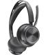 POLY Auriculares Voyager Focus 2 USB-C-C + adaptador USB-C A + base de carga