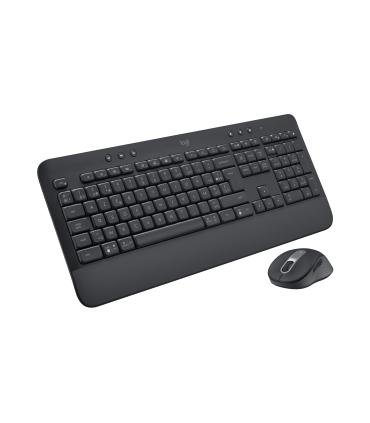 Logitech Signature MK650 Combo For Business teclado Ratón incluido Oficina Bluetooth AZERTY Belga Grafito