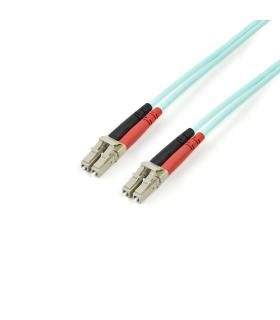 StarTech.com Cable de 5m de Fibra Óptica Multimodo OM3 LC a LC UPC - Full Duplex 50 125µm - para Redes de 100G - LOMMF VCSEL -