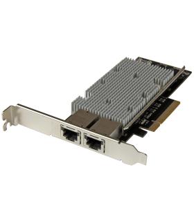 StarTech.com Tarjeta Adaptador de Red PCI Express Ethernet 10GBase-T con 2 Puertos RJ45 Chipset Intel x540