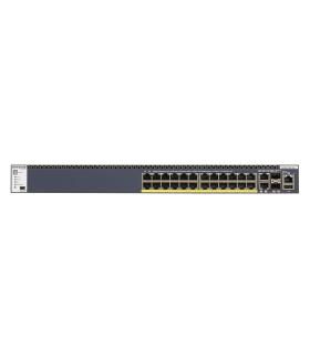 NETGEAR M4300-28G-PoE+ Gestionado L2 L3 L4 10G Ethernet (100 1000 10000) Energía sobre Ethernet (PoE) 1U Negro