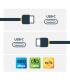 StarTech.com Cable de 2m USB-C a USB-C con capacidad para Entrega de Alimentación de 5A - USB TipoC - Cable de Carga USBC - USB