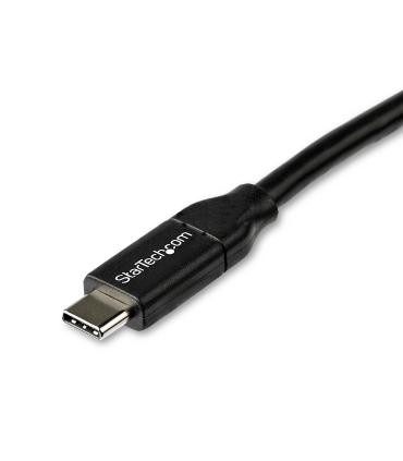 StarTech.com Cable de 2m USB-C a USB-C con capacidad para Entrega de Alimentación de 5A - USB TipoC - Cable de Carga USBC - USB