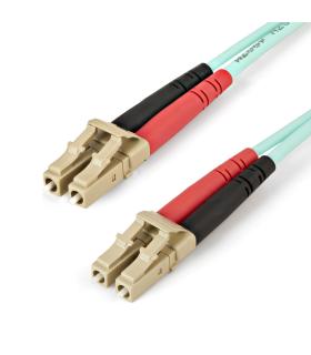 StarTech.com Cable de 10m de Fibra Óptica Dúplex Multimodo MTP(F) PC a 4x LC PC Multiconector OM3 - OFNP - Tipo A 8F - 50 125µm