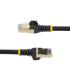 StarTech.com Cable de 5m de Red Ethernet CAT6a Negro RJ45 STP