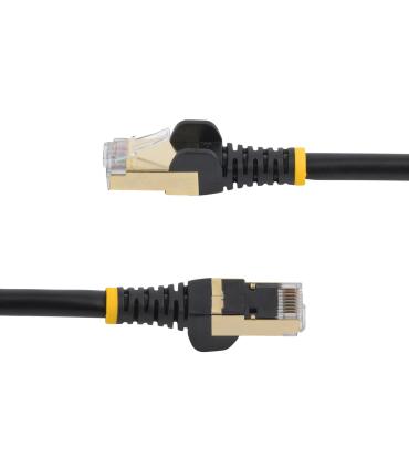 StarTech.com Cable de 5m de Red Ethernet CAT6a Negro RJ45 STP