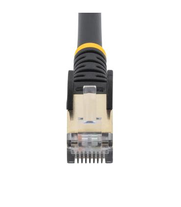 StarTech.com Cable de 5m de Red Ethernet CAT6a Negro RJ45 STP