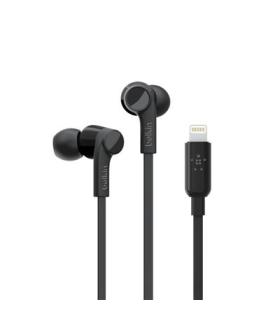 Auricular Botn con Cable Noise Cancelling BELKIN G3H0002BTBLK No IPX Micrfono Negro