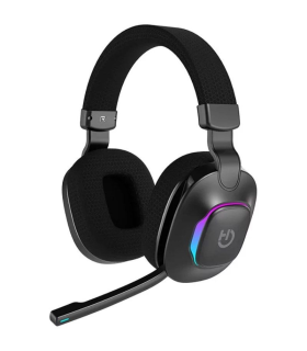 Auriculares Gaming con Micrfono Hiditec Vortex ARGB/ Jack 3.5/ Bluetooth/ Negros