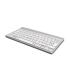 R-Go Tools Teclado ergonómico R-Go Compact Break, teclado compacto con software de pausa, QWERTY (ES), bluetooth, blanco