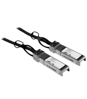 StarTech.com Cable de 2m Twinax Direct Attach SFP+ a SFP+ - 10G Compatible con Cisco SFP-H10GB-CU2M - DAC de Cobre SFP+ 10GbE -