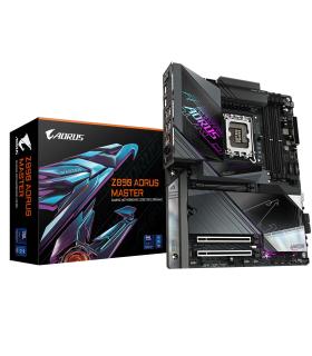 GIGABYTE Placa base Z890 AORUS MASTER - Compatible con CPUs Intel Core Ultra (Serie 2), VRM de 18+1+2 fases, hasta 9500MHz DDR5