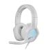 Headset Mars Gaming Mh320 White Hi-fi Ultra-bass 3d Jack 3.5mm Iluminacion Rgb Flow (alimentada Por Usb) Micro Con Cancelacio