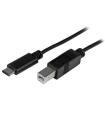 StarTech.com Cable de 2m USB-C a USB B Macho a Macho - Cable USB Tipo C a USB B USB 2.0