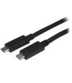 StarTech.com Cable de 1m USB-C con Entrega de Potencia hasta 5A - USB 3.1 de 10 Gbps USB Tipo C Certificado