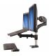 StarTech.com Brazo para un Monitor - Base para Ordenador Portátil con Ajuste de Altura de un Toque