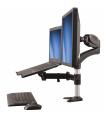 StarTech.com Brazo para un Monitor - Base para Ordenador Portátil con Ajuste de Altura de un Toque