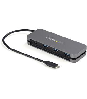 StarTech.com Hub USB C de 4 Puertos - 3 USB-A 1 USB-C - Ladrón USB 3.0 Tipo C (USB 3.2 Gen 1) - Alimentado por el Bus - Hub