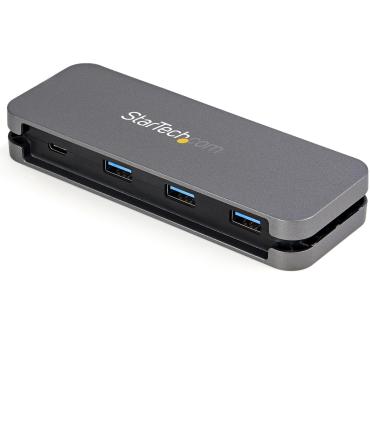 StarTech.com Hub USB C de 4 Puertos - 3 USB-A 1 USB-C - Ladrón USB 3.0 Tipo C (USB 3.2 Gen 1) - Alimentado por el Bus - Hub