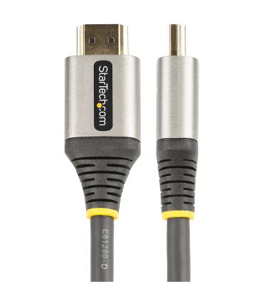 StarTech.com Cable de 3m HDMI 2.0 Certificado Premium - Cable HDMI con Ethernet de Alta Velocidad Ultra HD 4K 60Hz - HDR10, ARC