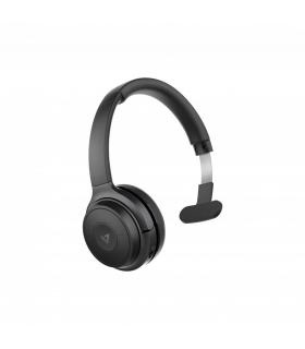 V7 HB605M auricular y casco Auriculares Inalámbrico De mano Oficina Centro de llamadas USB Tipo C Bluetooth Negro, Gris