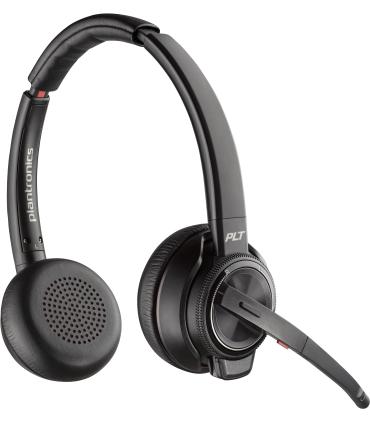 POLY Auriculares Savi 8220 UC con certificación Microsoft Teams DECT 1880-1900 MHz USB-A