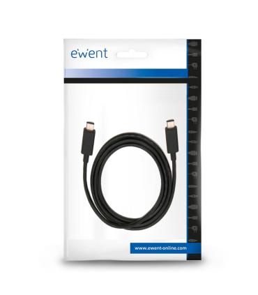 Ewent EC1045 cable USB USB 3.2 Gen 2 (3.1 Gen 2) 1 m USB C Negro