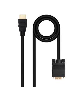 Nanocable Cable Conversor HDMI a VGA, 1.8 m, Negro