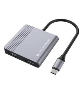 Docking Usb-c Conceptronic Donn013 A 2xhdmi 1xusb-a 3.0 1xusb-c Carga Max 100w