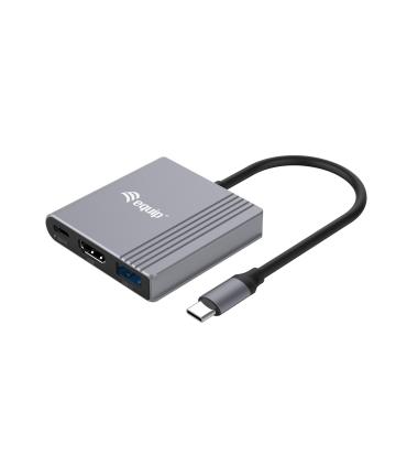 Equip 133488 Adaptador gráfico USB 3840 x 2160 Pixeles Negro, Gris