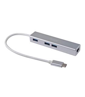 Equip 133481 base para portátil y replicador de puertos USB 3.2 Gen 1 (3.1 Gen 1) Type-C Plata