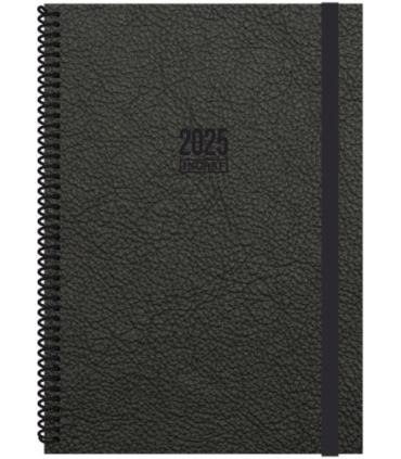 AGENDA 2025 TOKIO DIA/PAGINA 17X24 NEGRO CASTELLANO INGRAF 355562